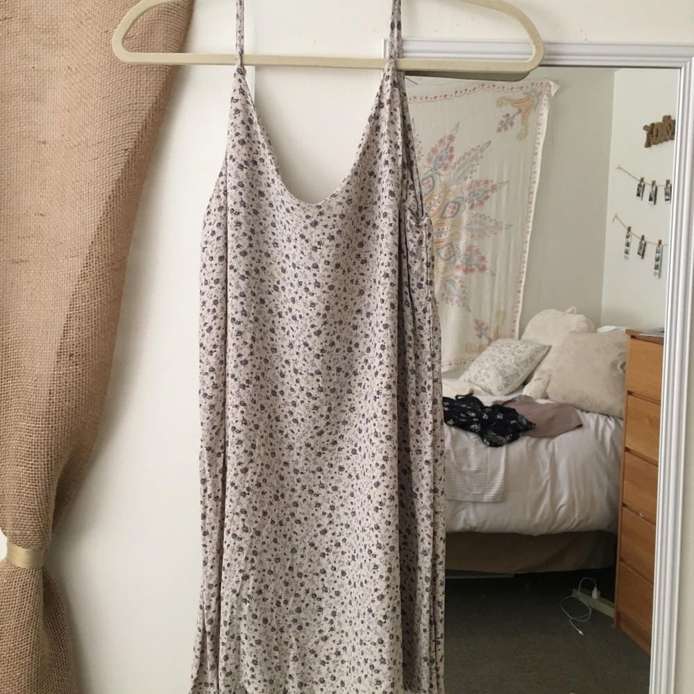 brandy Melville flowery slip dress